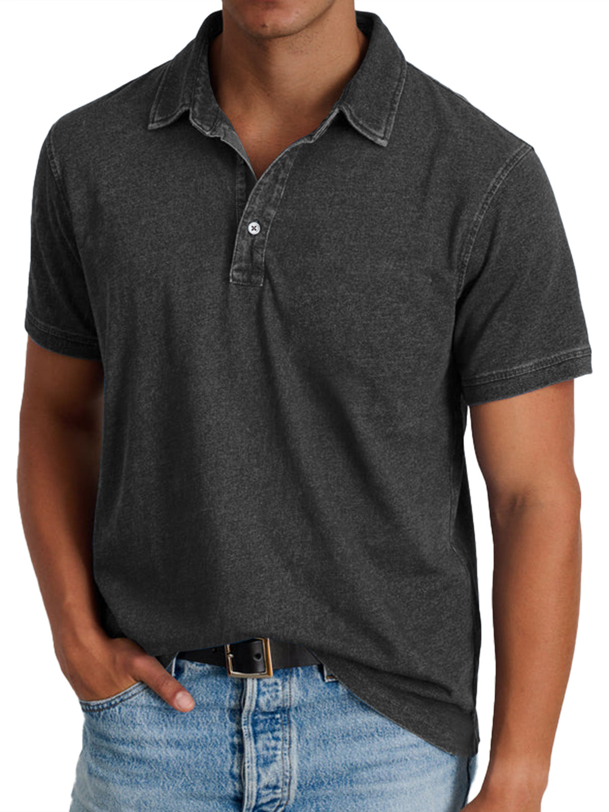 Lenoir™ - Polo med krage för män