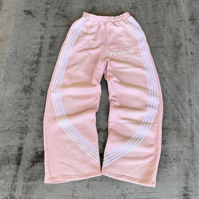 AVSLAPPNADE RETRO TVÄTTADE JOGGERS