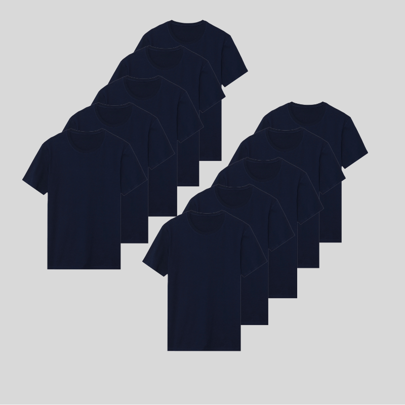 BLÅ 10-pack - PREMIUM-FIT-SKJORTOR®