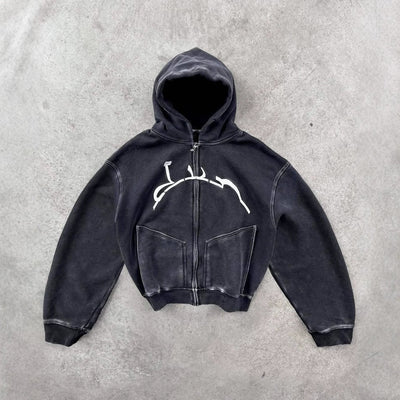 AKTIV ZIP UP HÄLSKJORTA TVÄTTAD