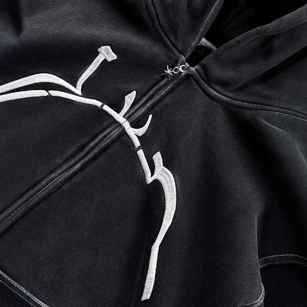AKTIV ZIP UP HÄLSKJORTA TVÄTTAD