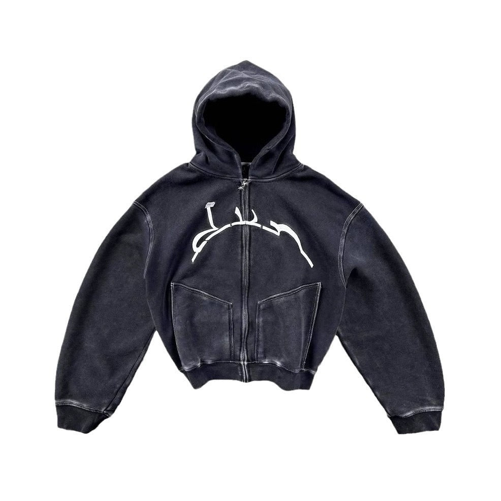AKTIV ZIP UP HÄLSKJORTA TVÄTTAD