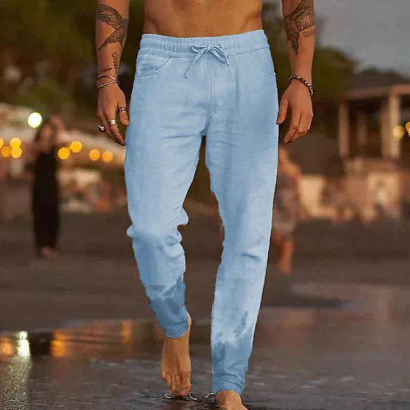 Lenoir™ | Linne strandbyxor