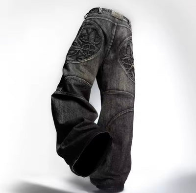 PATCHWORK BAGGY JEANS