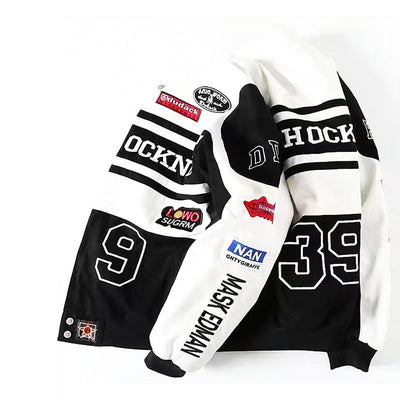 LÄDER RACING JACKA