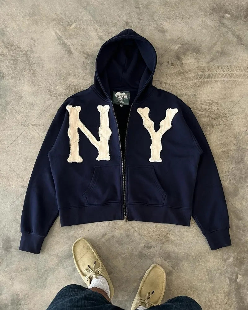 NY ZIP UP HUVTRÖJA