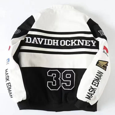 LÄDER RACING JACKA