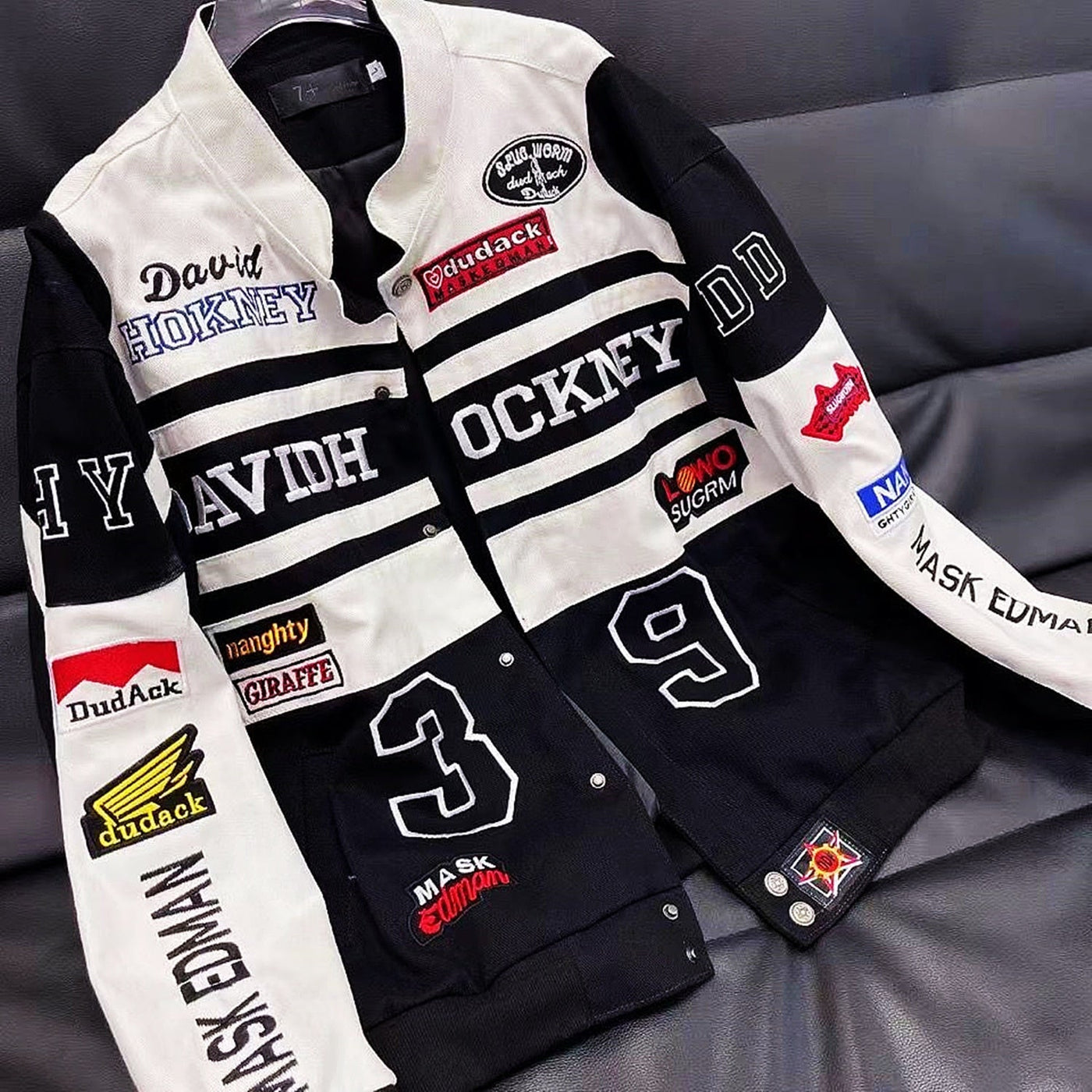 LÄDER RACING JACKA