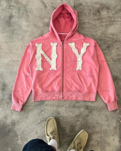 NY ZIP UP HUVTRÖJA