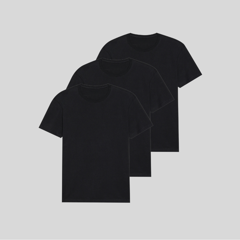 SVART 3-pack - PREMIUM-FIT-SKJORTOR®