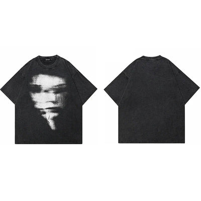 FÖRVANSAD GRAFISK T-SHIRT