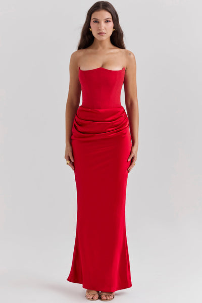 Lina - Elegant Maxi Klänning
