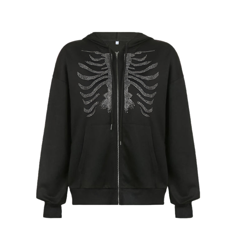 SWEAT SKELETT STRASS